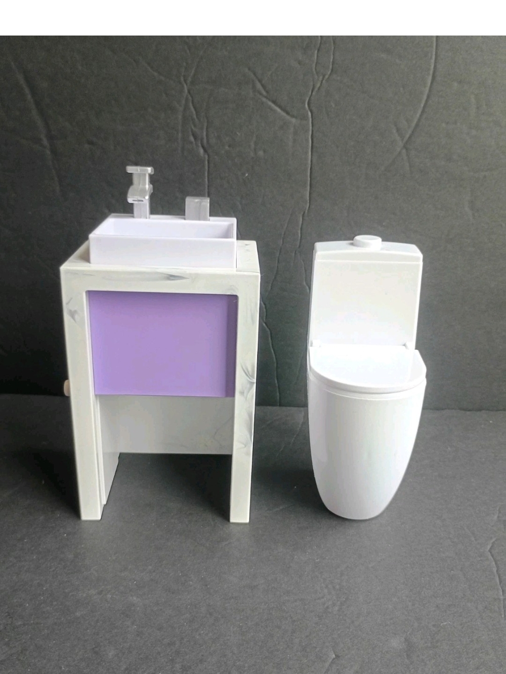 Rainbow High Doll House Sink Toilet Replacement Furniture